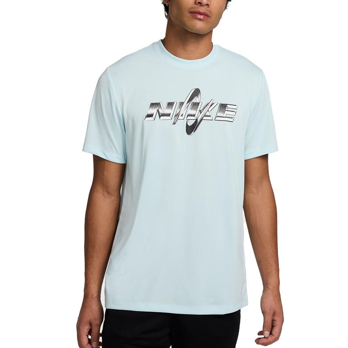 NIKE - Camiseta Nike M Df Tee Rlgd Gfx-Celeste