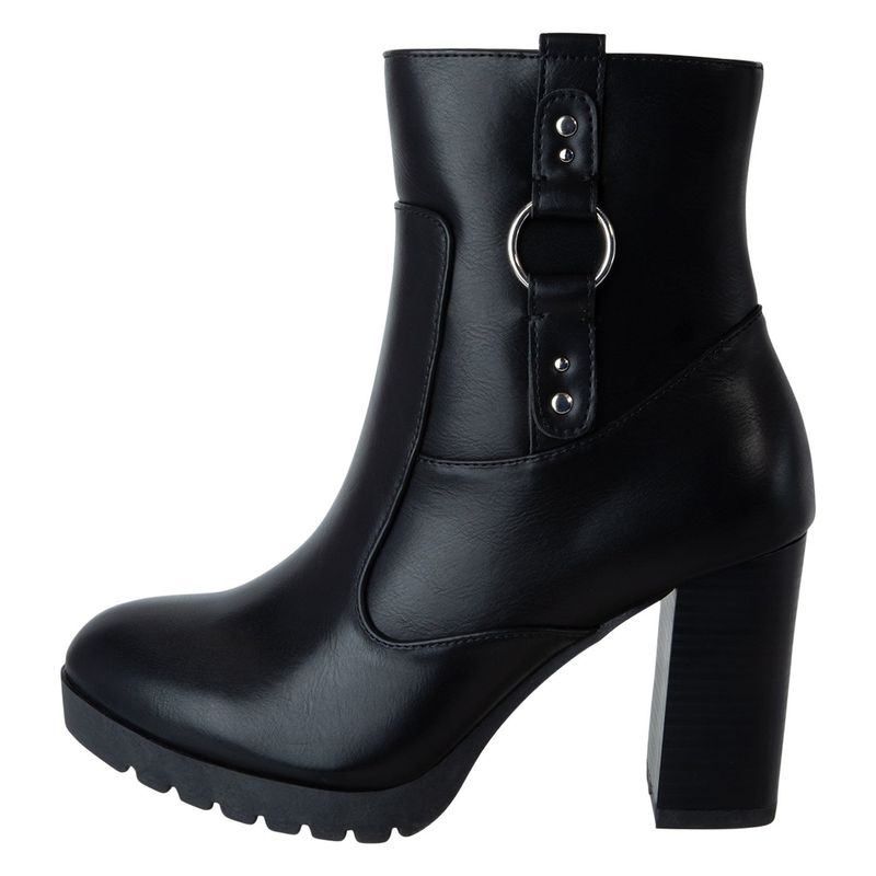 AMERICAN EAGLE - Botas Cayenne Con Tacón Para Mujer American Eagle Payless Negro