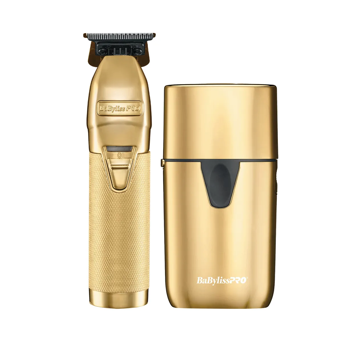 BABYLISS - Combo Patillera Fx 787 Gold Y Afeitadora Uvfoil  Gold Babylisspro