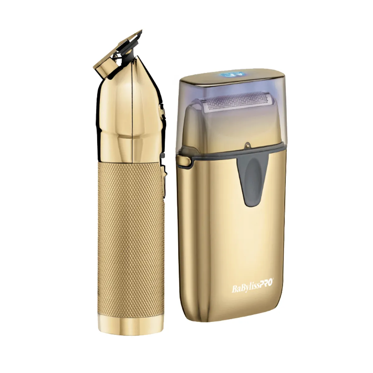 BABYLISS - Combo Patillera Fx 787 Gold Y Afeitadora Uvfoil  Gold Babylisspro