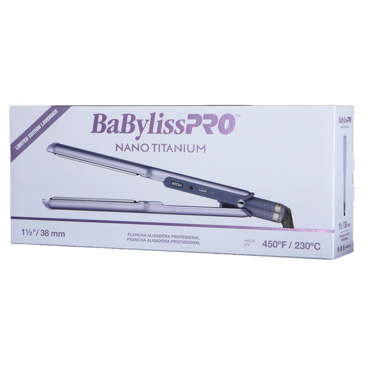 BABYLISS - Plancha Nano Titanium 9559 1 ½"  Lavanda  Babyliss
