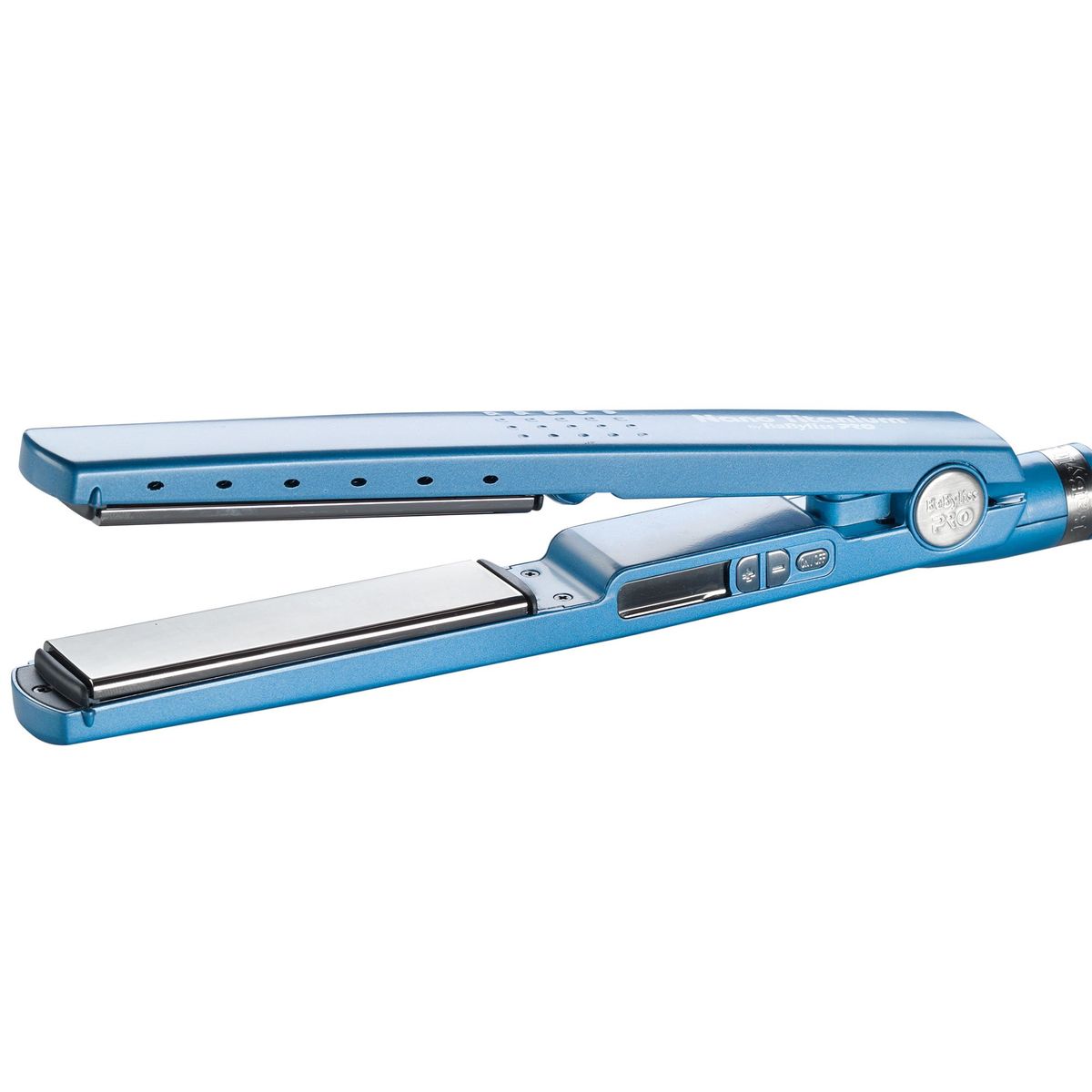 BABYLISS - Plancha Profesional Babyliss 4091 Digital Nano Titanio Azul De 1¼"