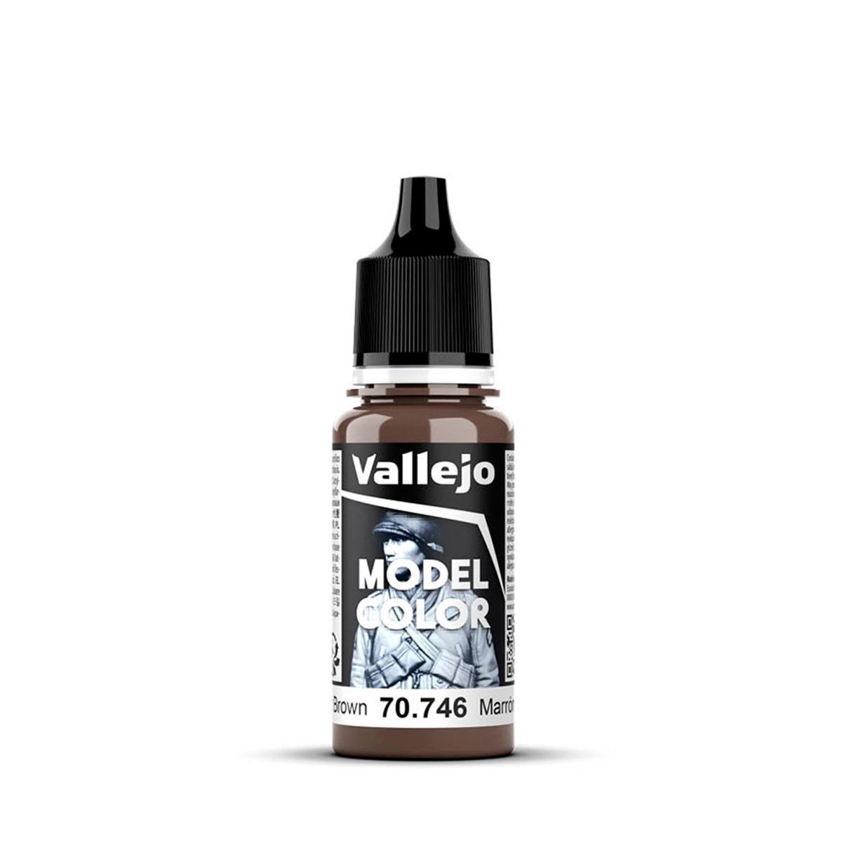 GENERICO - Acrilico Color Marron Castaño Modelcolor 746-18ml Vallejo