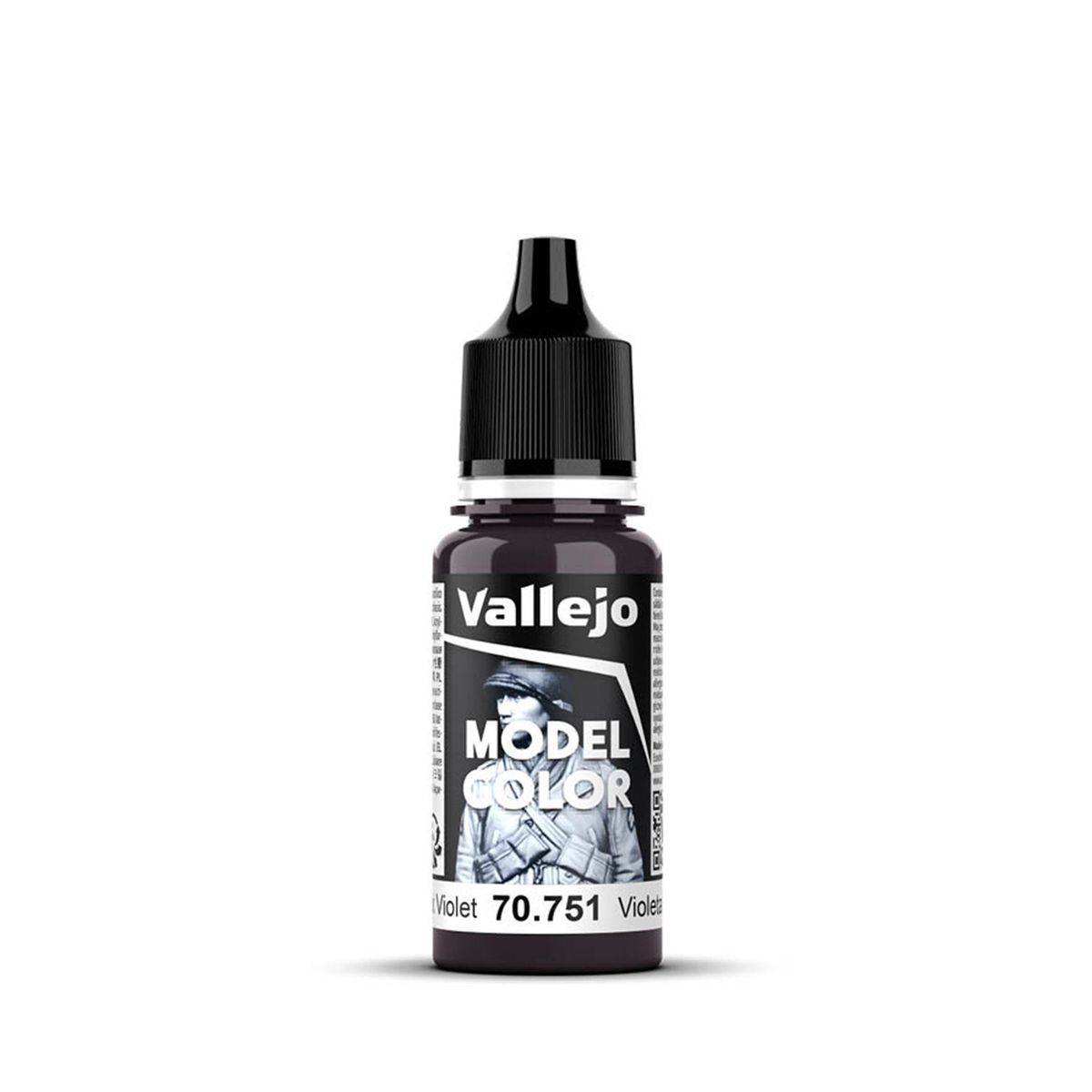 GENERICO - Acrilico Color Violeta Negro Modelcolor 751-18ml Vallejo