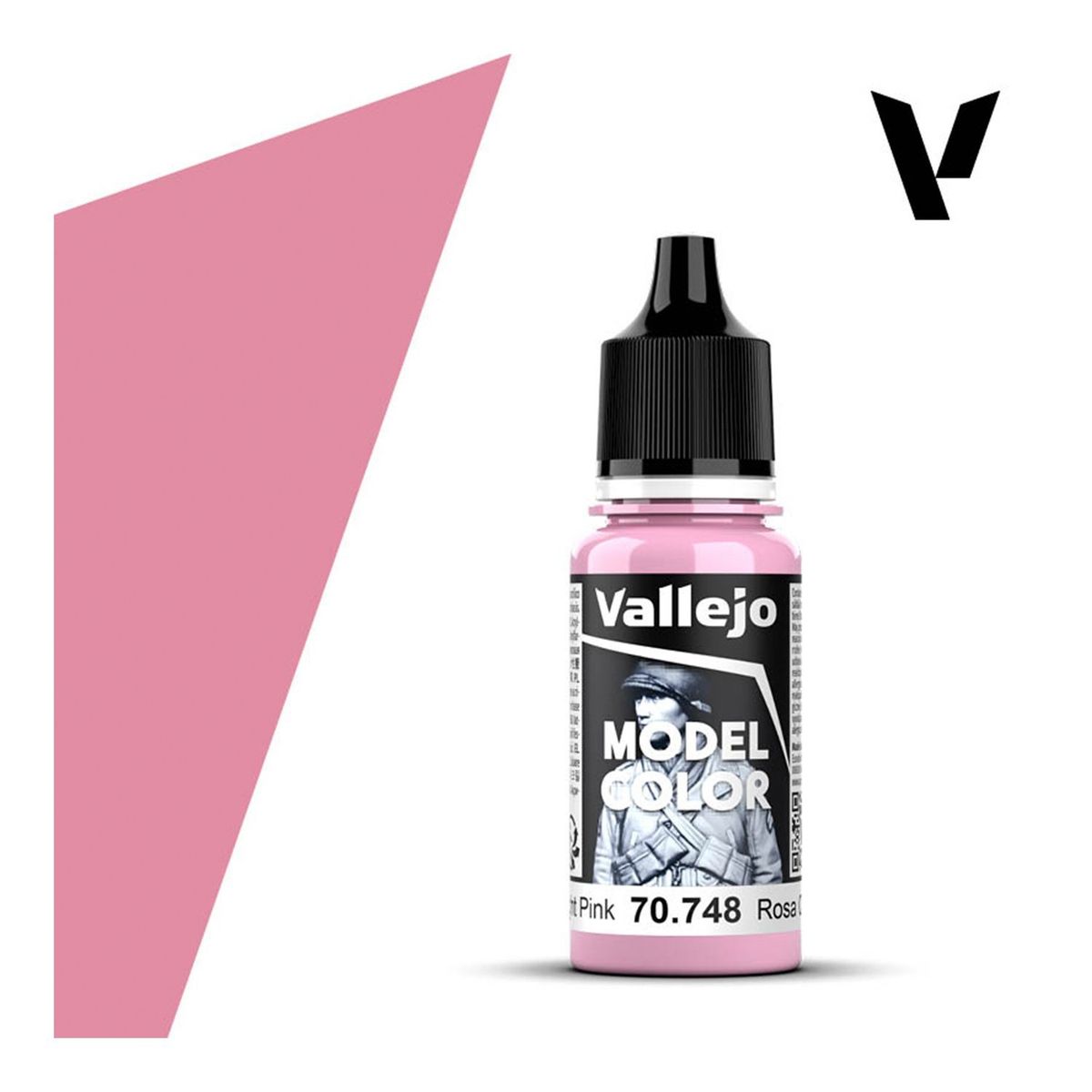 GENERICO - Acrilico Color Rosa Claro Modelcolor 748-18ml Vallejo