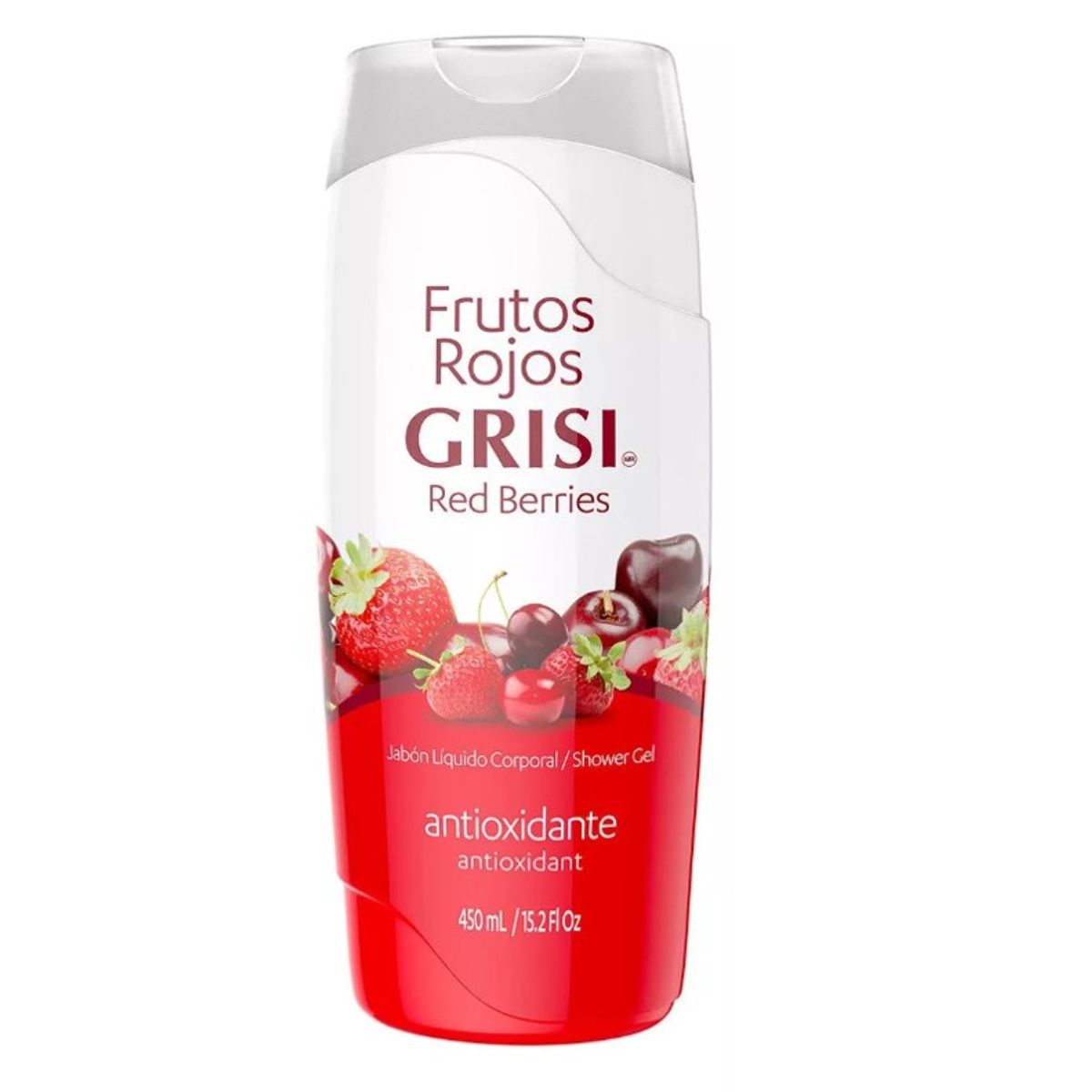 GENERICO - Jabón Liquido Corporal Antioxidante Frutos Rojos 450ml - Grisi