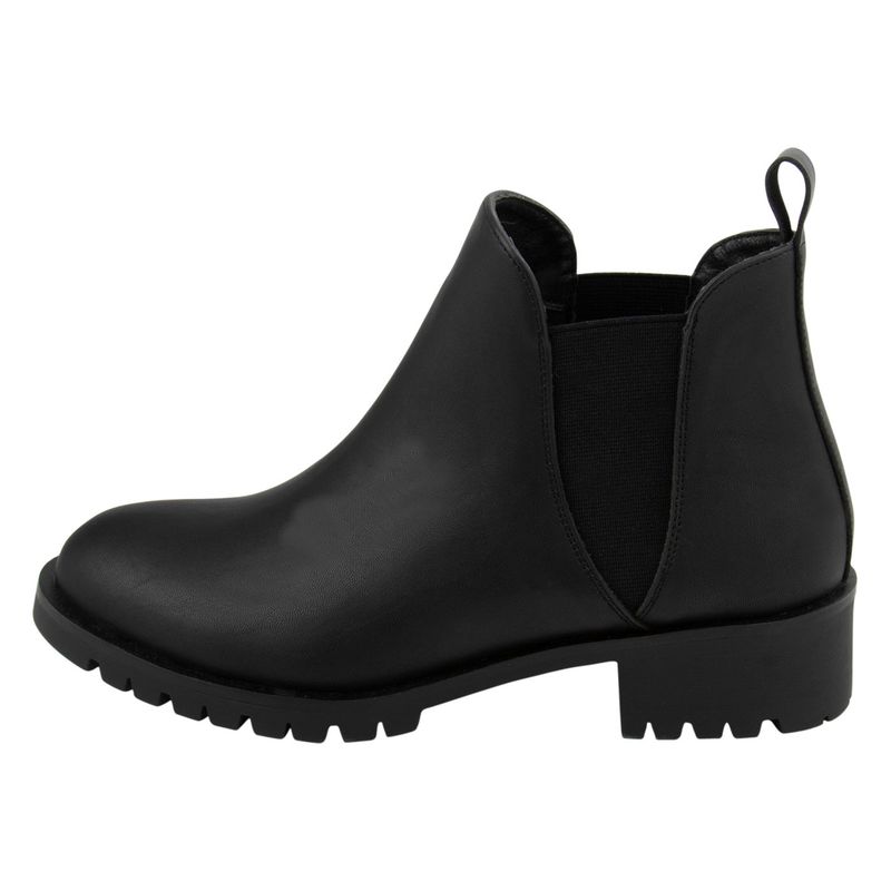 COMFORT PLUS - Botines Royal Chelsea Para Mujer Comfort Plus Payless Negro