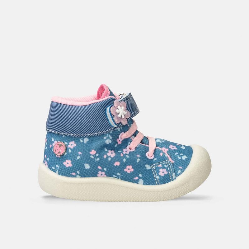 BUBBLE GUMMERS - Tenis Bebé Para Niña Bubblegummers Azul Silvi