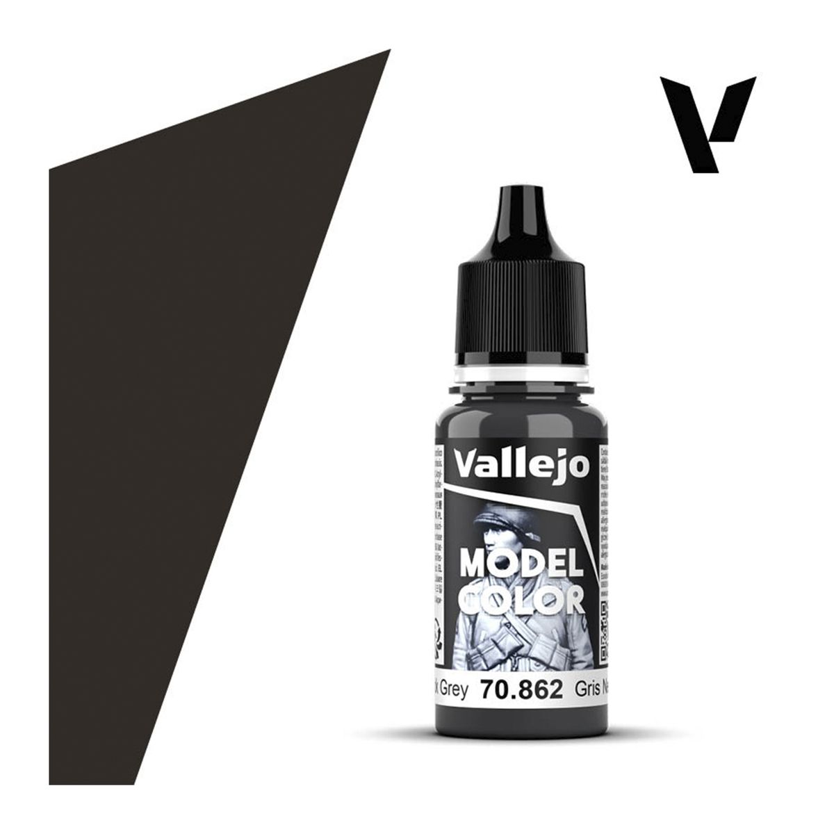 GENERICO - Acrilico Color Gris Negro Modelcolor 862-18ml Vallejo