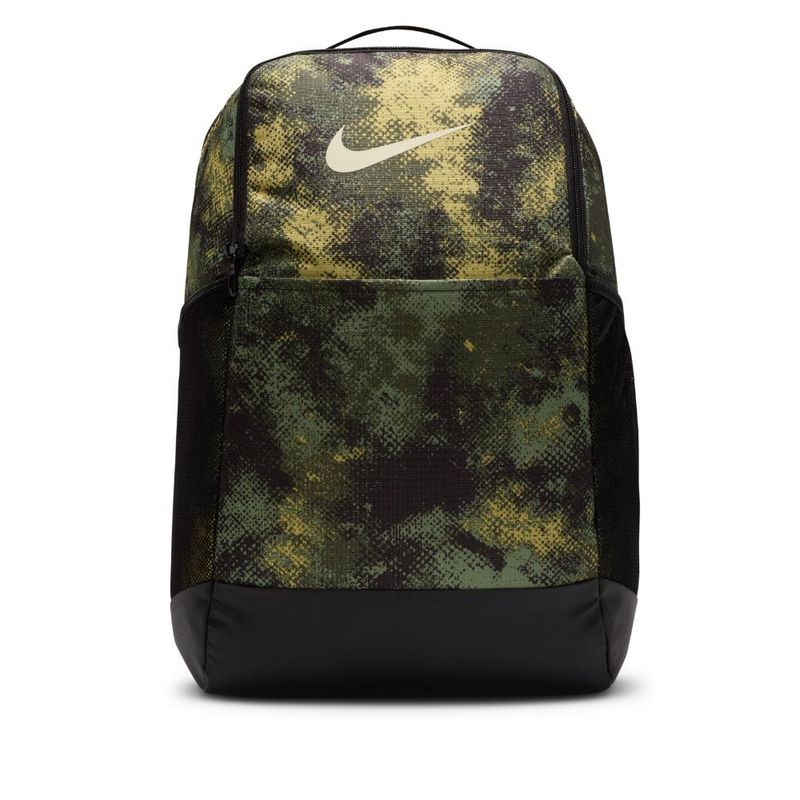 NIKE - Morral Nike Brasilia M Bkpk 9.5 Camo Aop-Verde