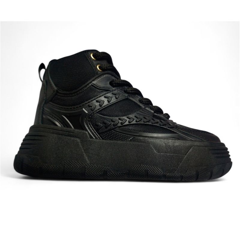 CALZADO CON ALTURA MONSERRATE - Tenis para Mujer MoreLiber by Monserrate ref gema Negro_.