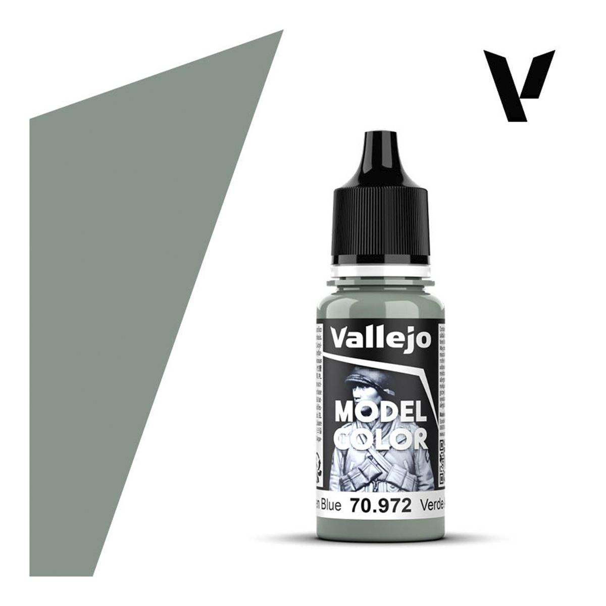 GENERICO - Acrilico Color Verde Azul Palido Modelcolor 972-18ml Vallejo