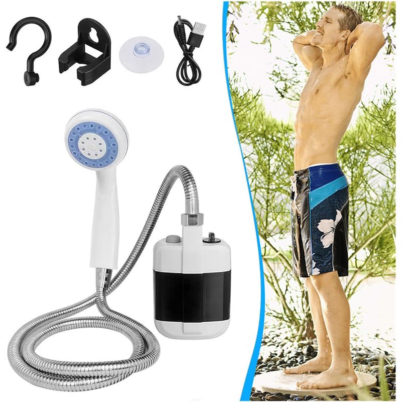 GENERICO - Ducha Portatil Electrica Para Campamento