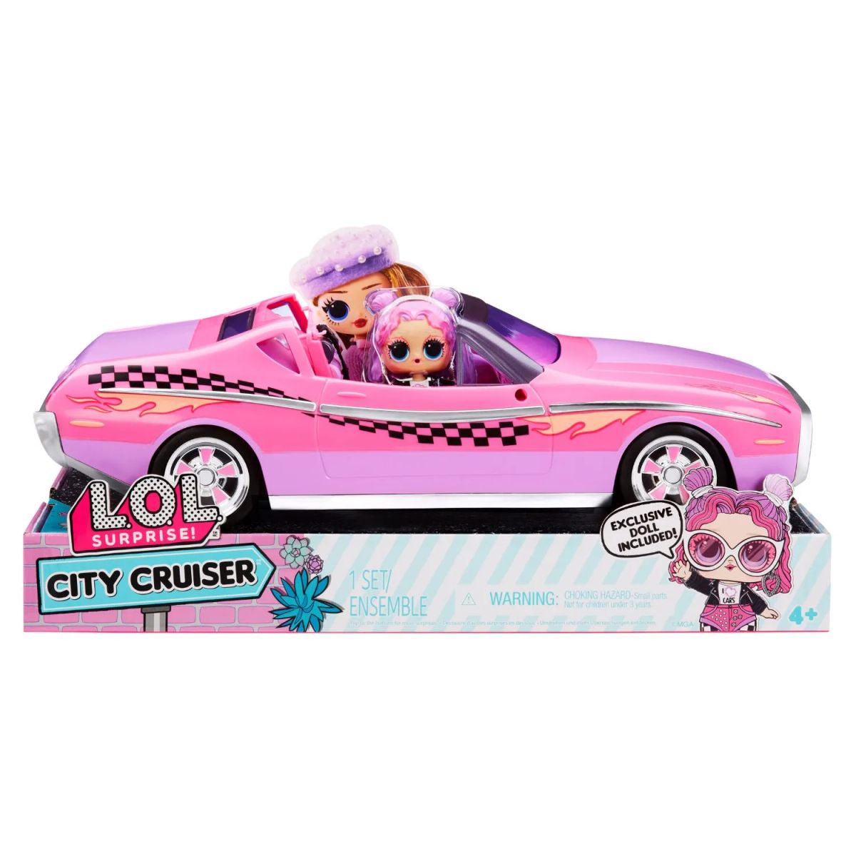 LOL - Set LOL Surprise - Carro City Cruiser con Muñeca Exclusiva