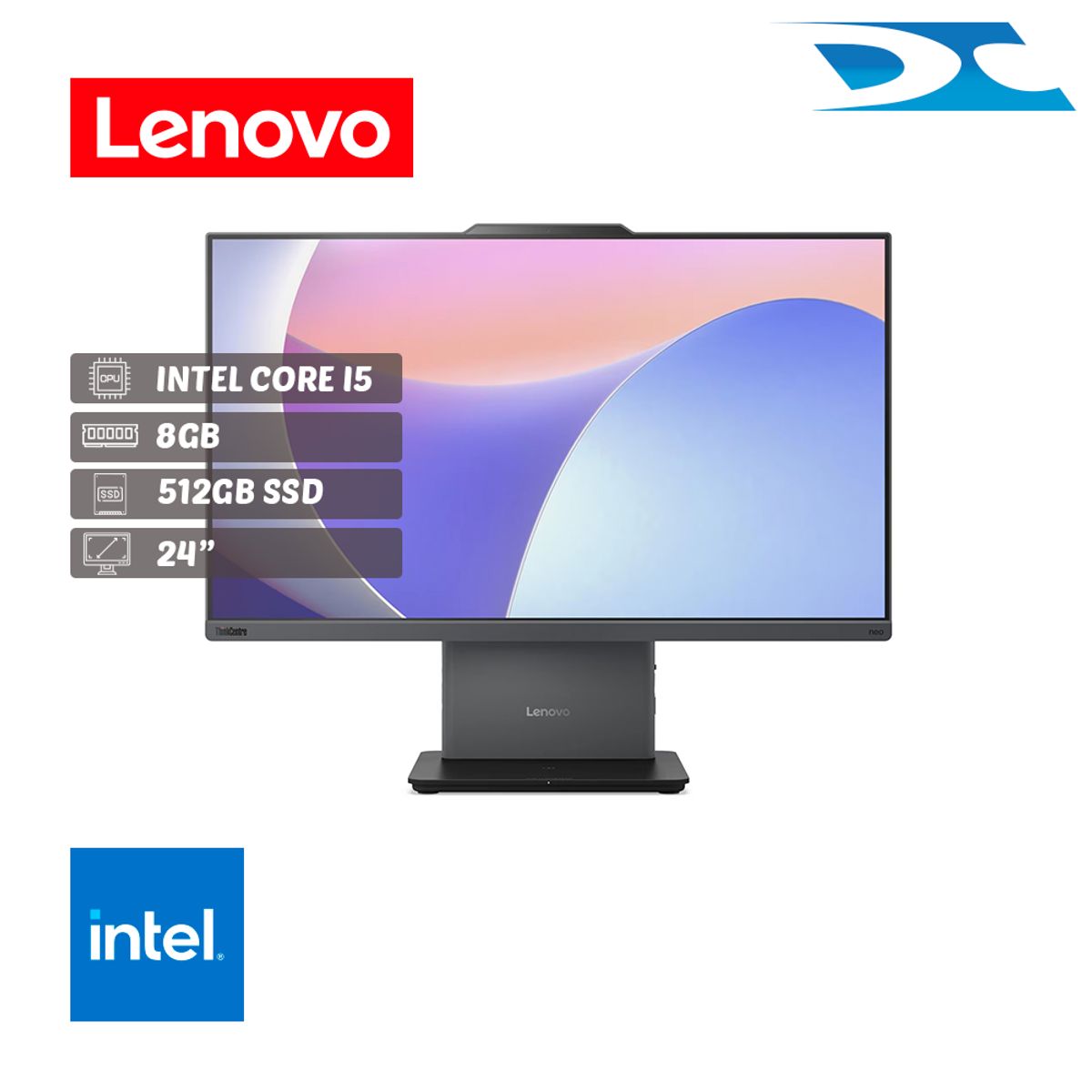 Lenovo - All In One NEO 50A G5 Intel Core I5 13420H / Ram 8GB/ 512 GB  /24" /W11P
