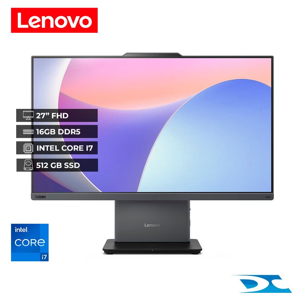 LENOVO - All In One Thinkcentre NEO 50A G5 Core I7 13620H / Ram 16GB/ 512 GB  /27"/W11P