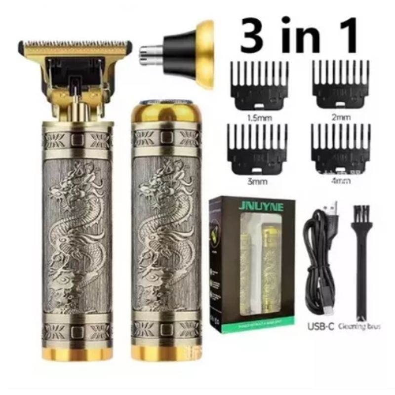 SHEN HUANG - Maquina Afeitar Trimmer 3 En 1, Barba Y Nariz