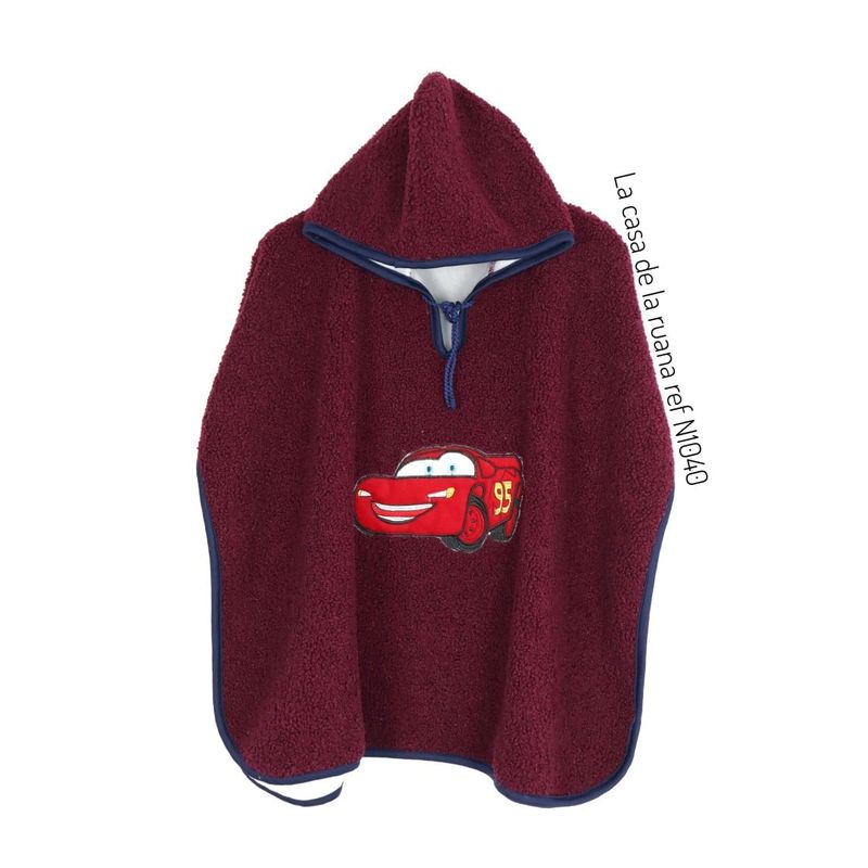 LA CASA DE LA RUANA - Ruana poncho con capota para niñas y niños