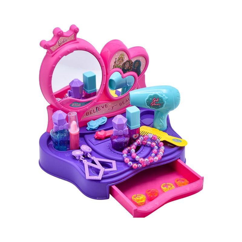 TOYLOGIC - Role Play Barbie Mi Primer Tocador - ¡Diversión y Estilo para Pequeñas Estrellas