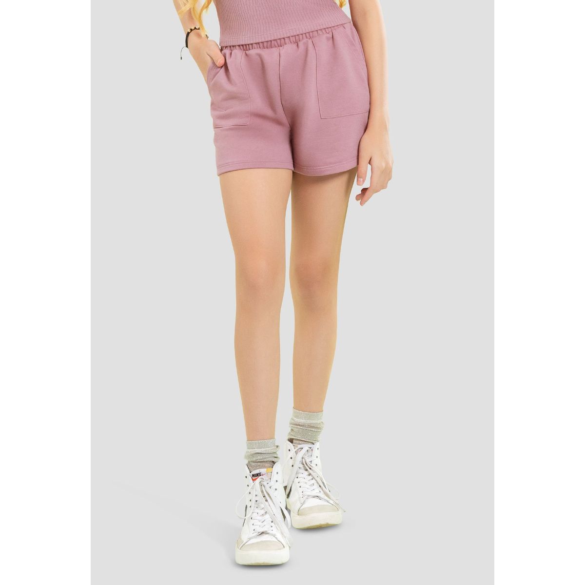 MARKETING PERSONAL - Short Infantil Femenino Rosa Mp 104121