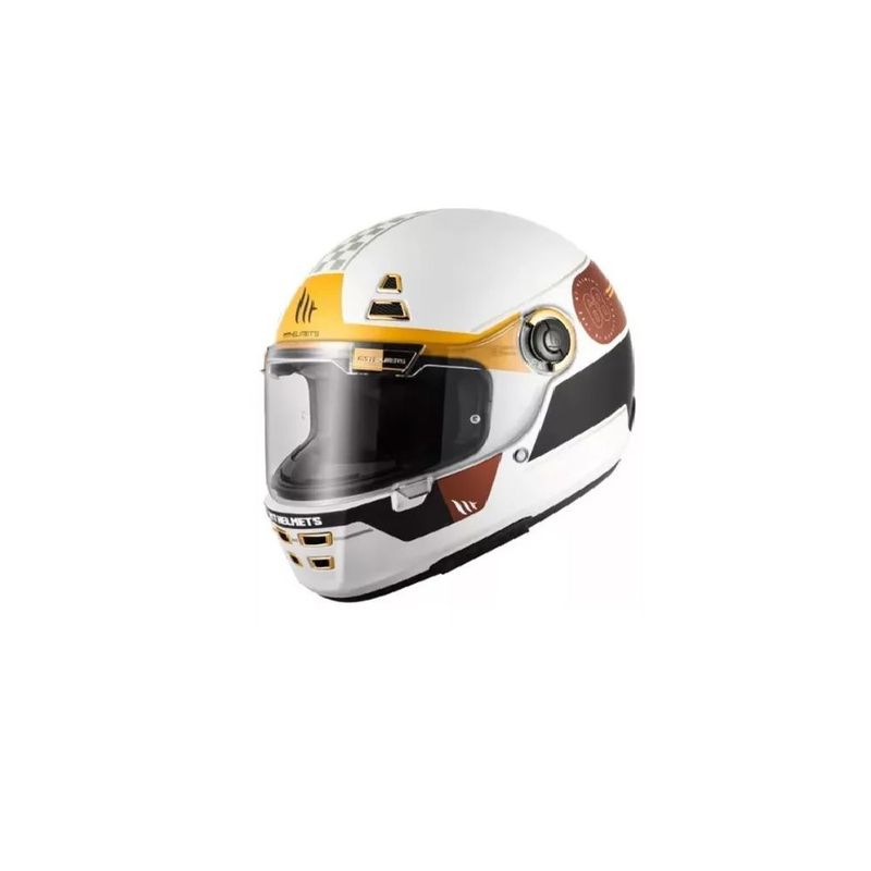 MT HELMETS - CASCO MT JARAMA CERTIFI ECE2206 GENUINE DORADO BRILLO TLL XL