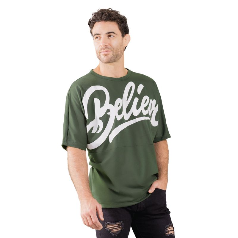 MARKETING PERSONAL - Camiseta Hombre Verde Mp 5826