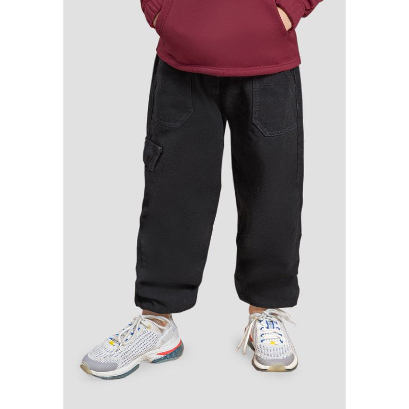 MARKETING PERSONAL - Jogger Infantil Masculino Negro Mp 4453