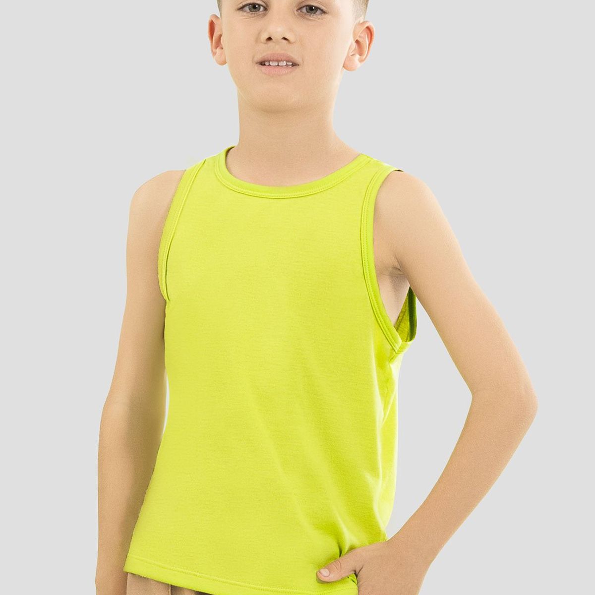 FORMAS INTIMAS - Camisilla Paq X2 Infantil Masculino Multicolor Fi 104535