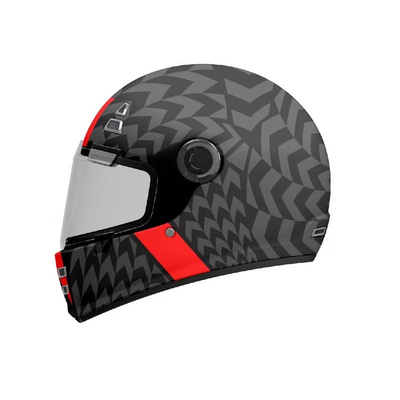MT HELMETS - CASCO MT JARAMA CERTIFICADO ECE2206  PSYCHO NEGRO MATE TLL M