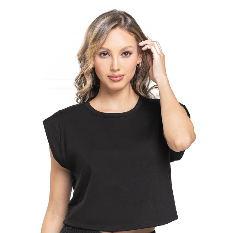 FORMAS INTIMAS - Camiseta Mujer Negro Fi 100893