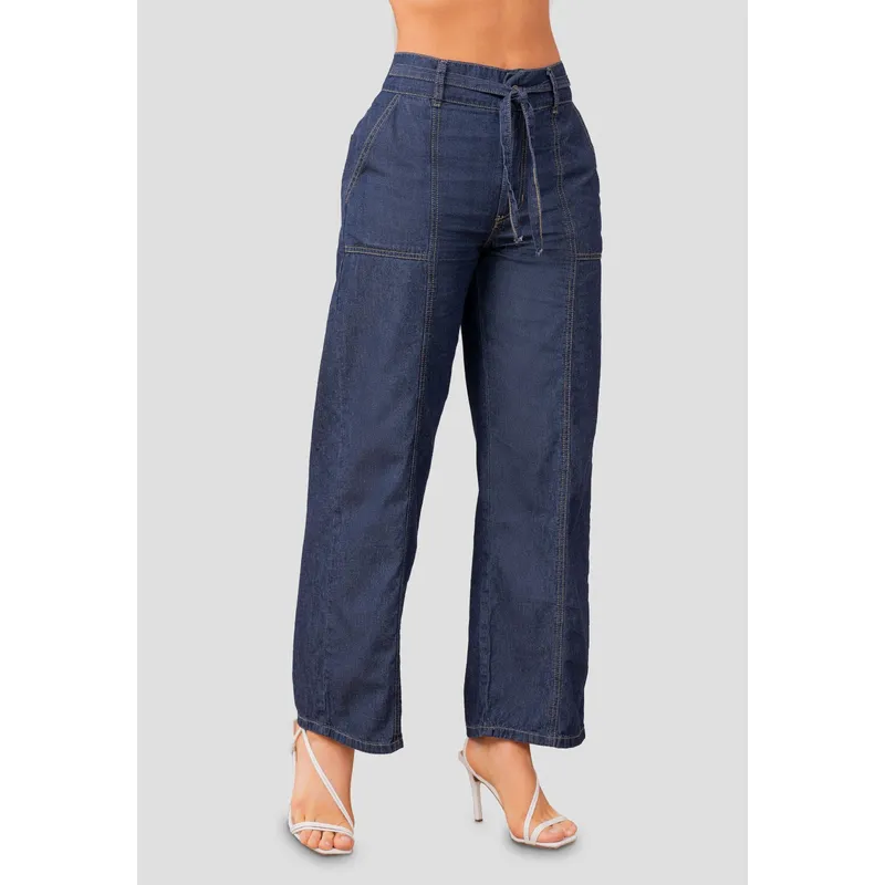 MARKETING PERSONAL - Pantalón Mujer Azul Mp 105055