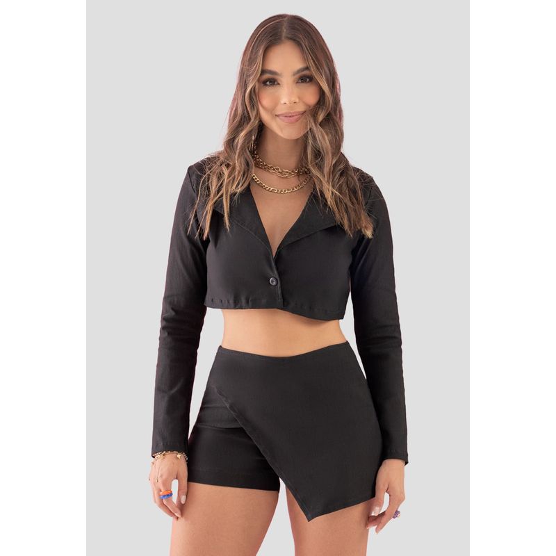 ATYPICAL - Blazer Mujer Negro Atypical 104504