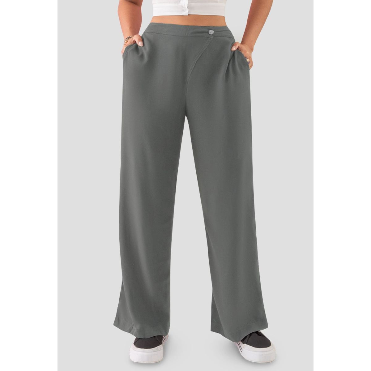 ATYPICAL - Pantalón Mujer Gris Atypical 105099