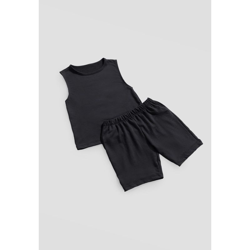 MARKETING PERSONAL - Conjunto Infantil Masculino Negro Mp 348