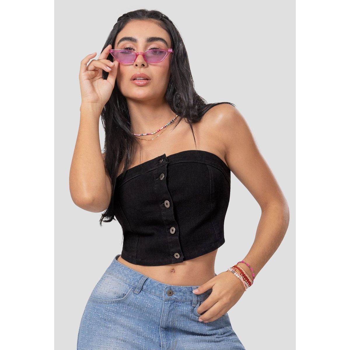 ATYPICAL - Blusa Mujer Negro Atypical 104896
