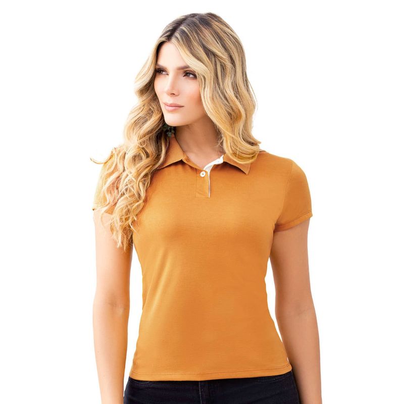 MARKETING PERSONAL - Polo Mujer Naranja Mp 76592