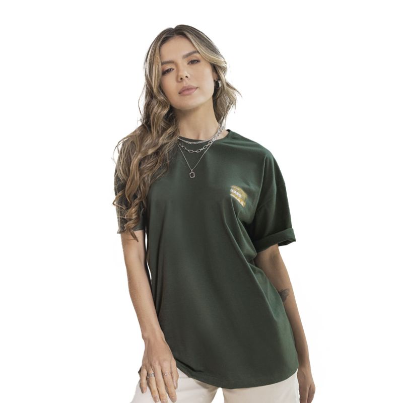ATYPICAL - Camiseta Mujer Verde Atypical 836