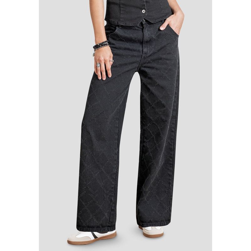 RUTTA - Jean Mujer Negro Rutta 105881