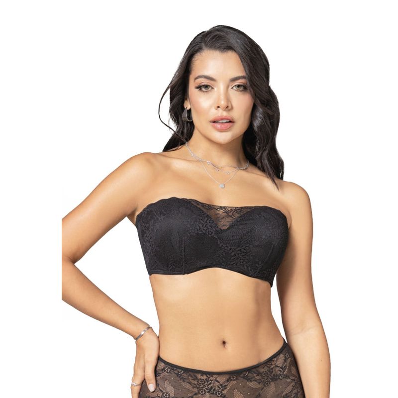 FORMAS INTIMAS - Brasier Mujer Negro Fi 101488