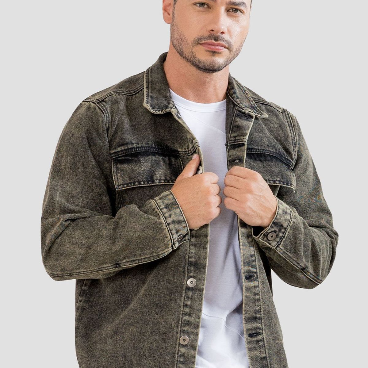 MARKETING PERSONAL - Chaqueta Hombre Gris Mp 104890