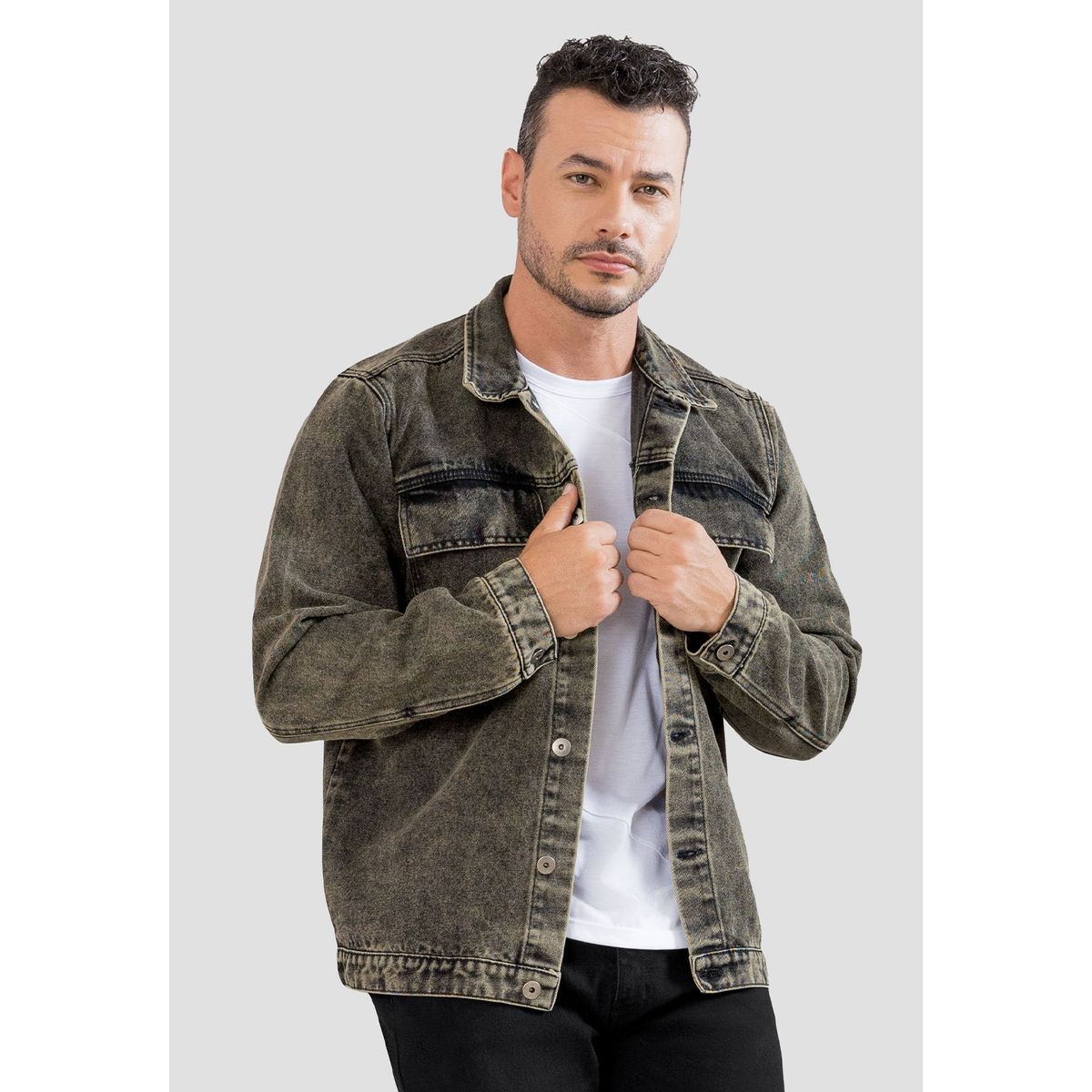 MARKETING PERSONAL - Chaqueta Hombre Gris Mp 104890