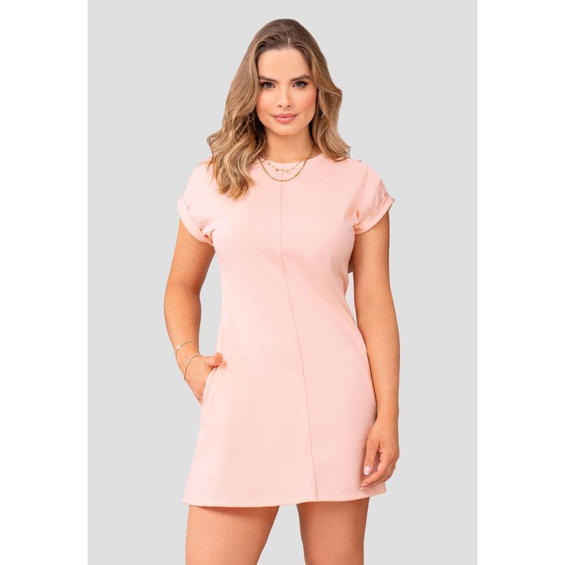 MARKETING PERSONAL - Vestido Corto Mujer Rosa Mp 105065
