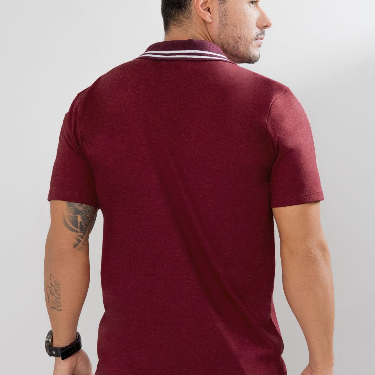 MARKETING PERSONAL - Polo Hombre Vinotinto Mp 104124
