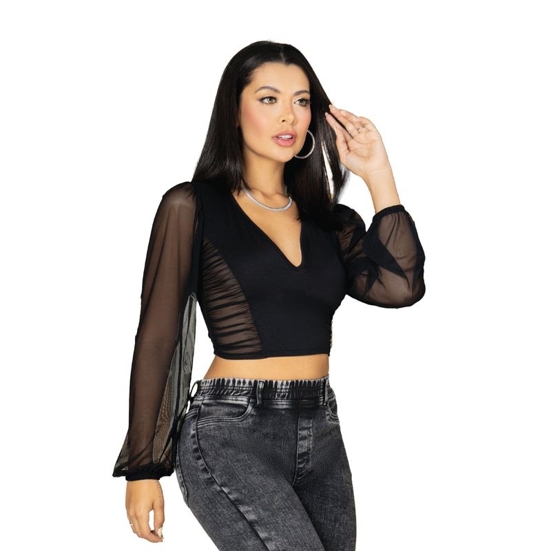 MARKETING PERSONAL - Blusa Mujer Negro Mp 100751