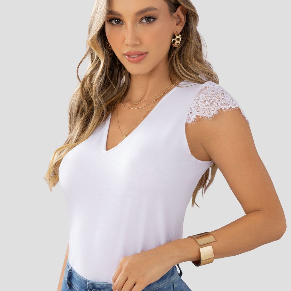 MARKETING PERSONAL - Blusa Mujer Blanco Mp 105069