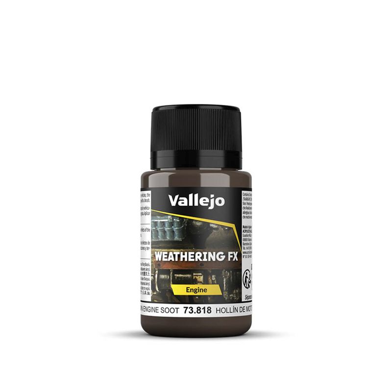 GENERICO - Weathering FX 40ml 73818 Hollín De Motor Acrilico Vallejo