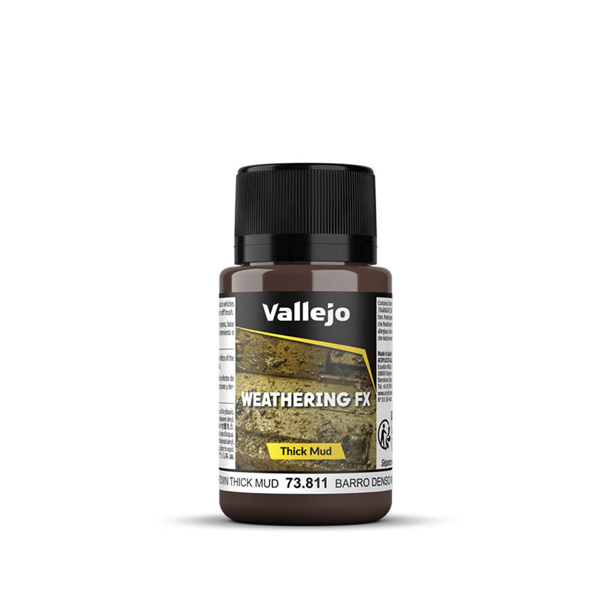 GENERICO - Weathering FX 40ml 73811 Barro Marrón Denso Acrilico Vallejo
