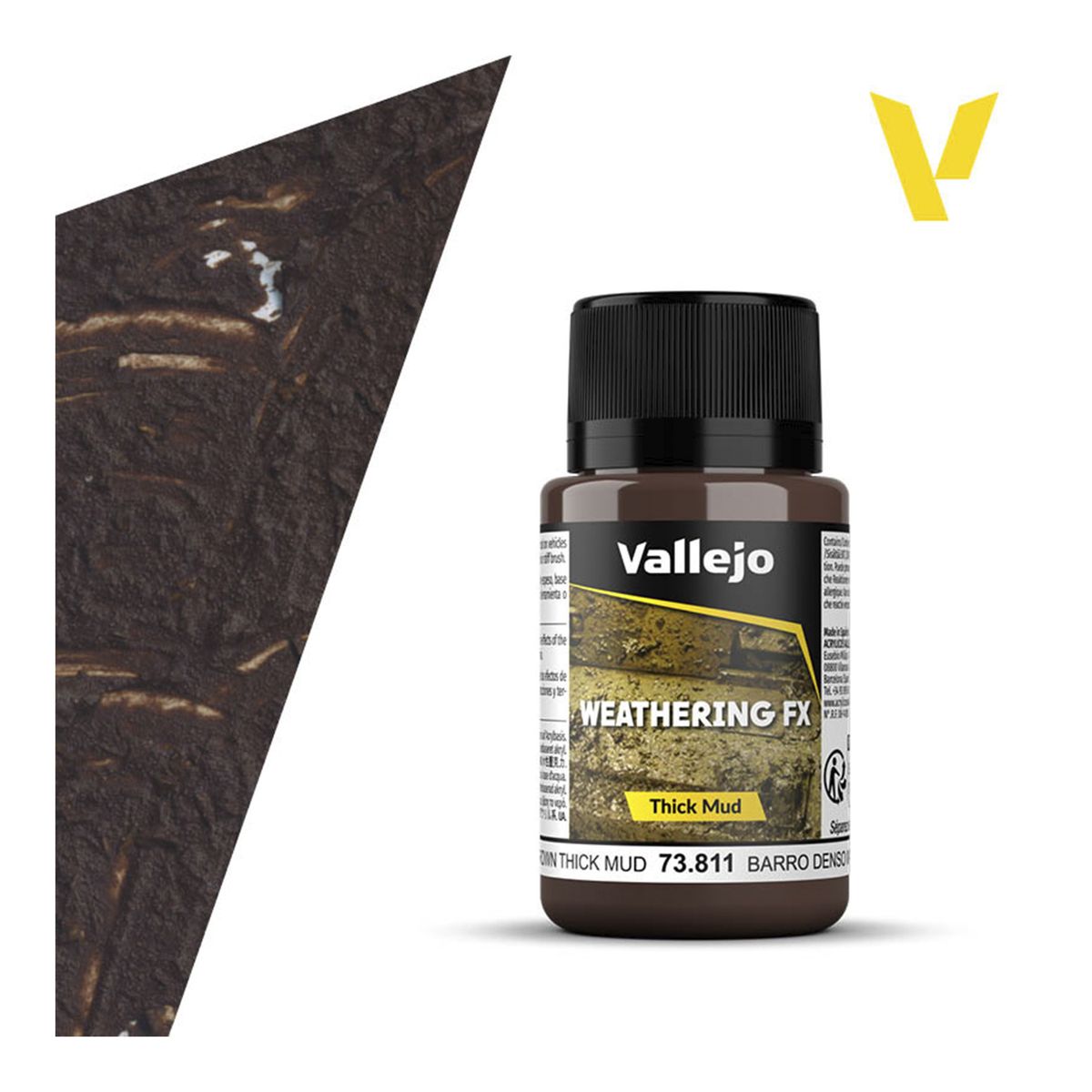 GENERICO - Weathering FX 40ml 73811 Barro Marrón Denso Acrilico Vallejo