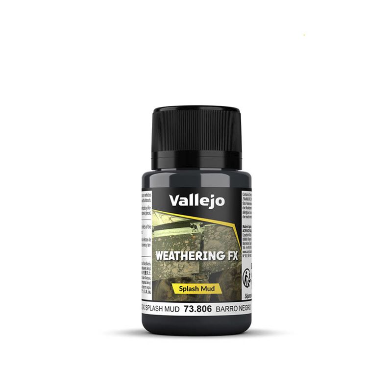 GENERICO - Weathering FX 40ml 73806 Salpicaduras Barro Negro Acrilico