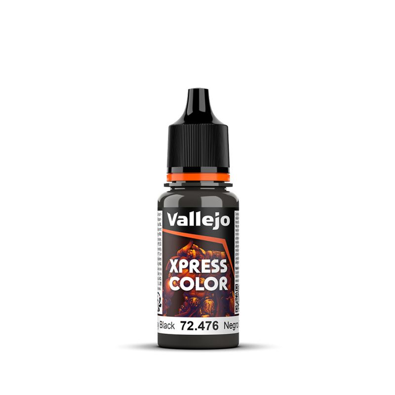 GENERICO - Express Color 18ml 72476 Negro Grasiento Acrilico Vallejo